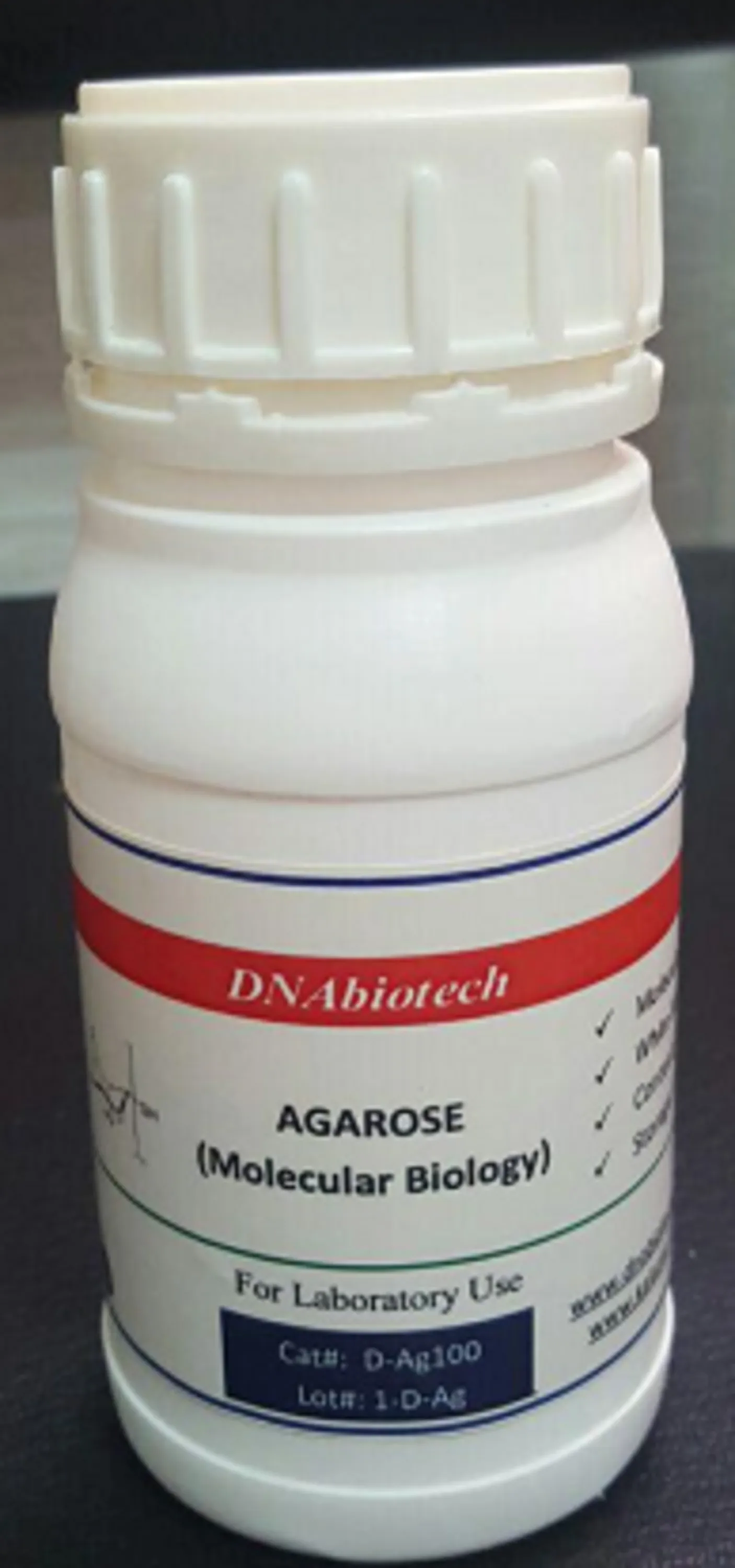 آگارز 100 گرم کالا زیست agaros dnabiotech
